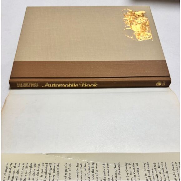 The Automobile Book by The Saturday Evening Post, Antique Vintage Art 1979 HB - Picture 4 of 11